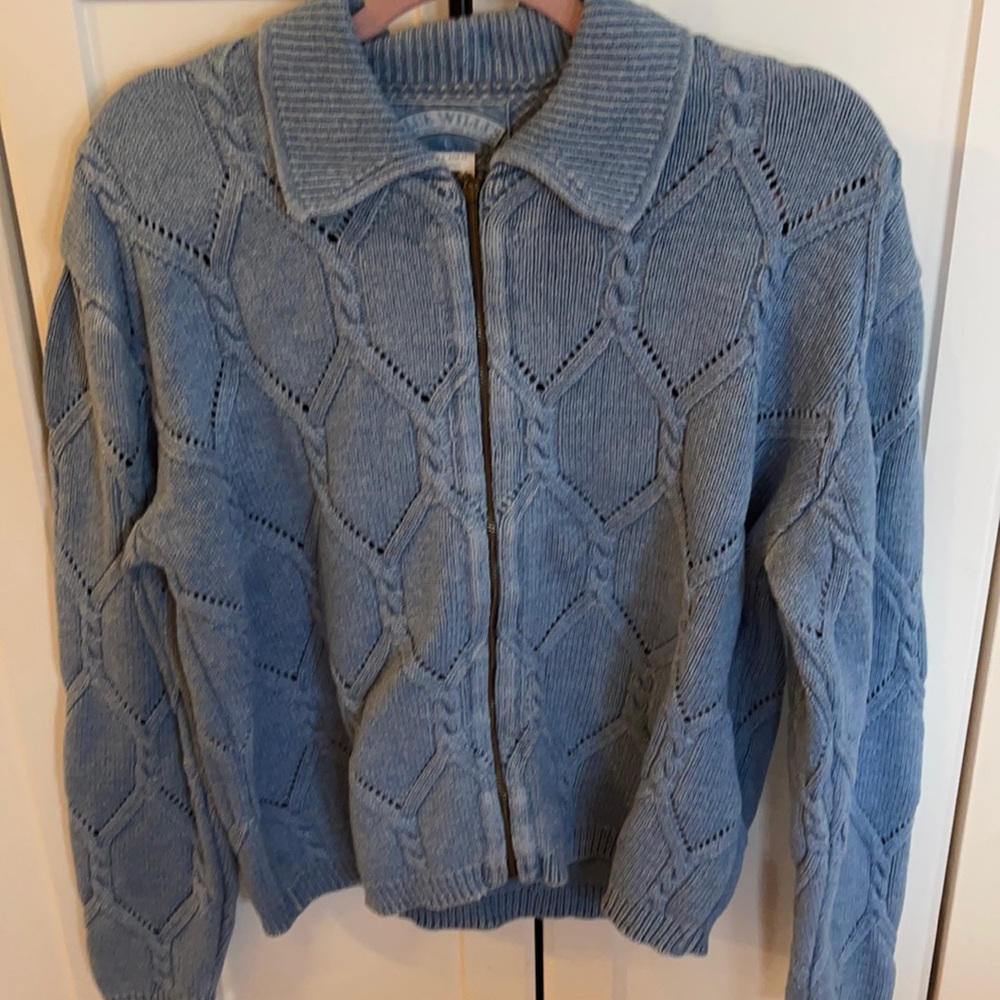 BLUE WILLI’S Organic Cotton Sweater.  Sz.Lg.